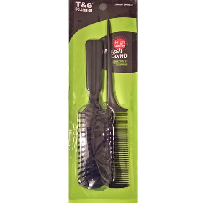T&G 2PC BRUSH & COMB SET