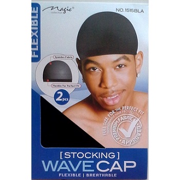 Magic Stocking Wave Cap - Black