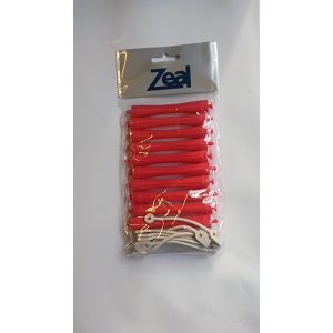 Zeal Hair Perm Rod Rollers - Red