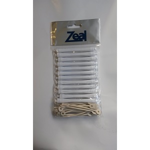 Zeal Hair Perm Rod Rollers - White